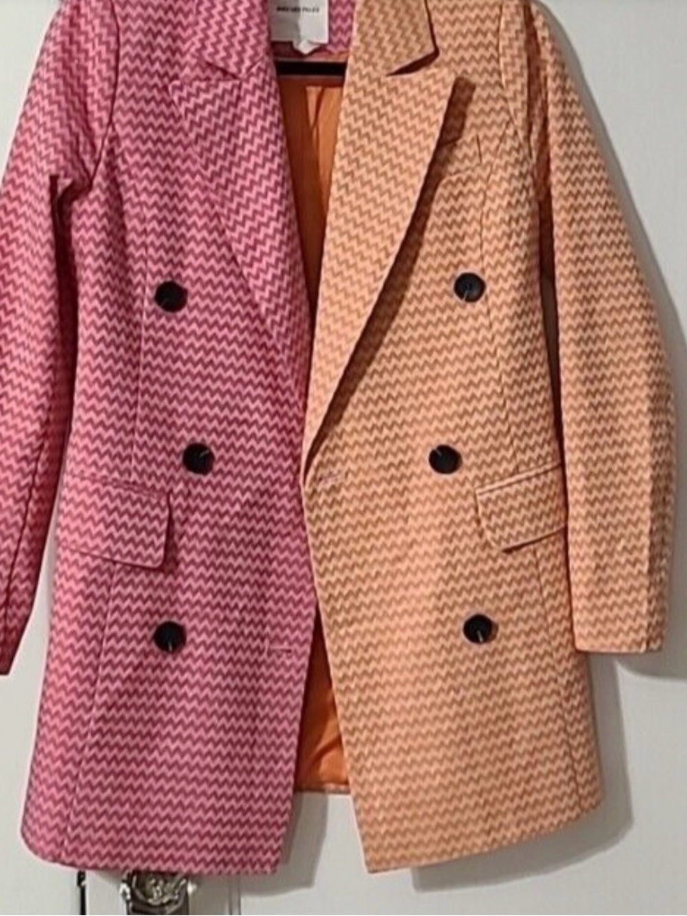 Avec Les Filles Zig Zag Stripe Blazer